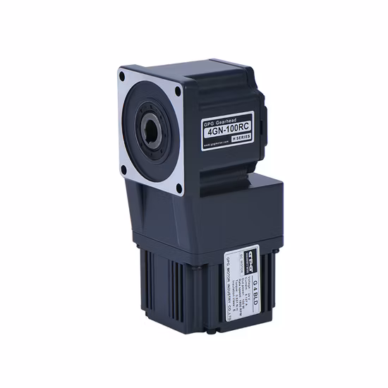 고전력 직각 80mm 25W 펠렛 버너 속도 제어 감속기 웜 브러시리스 기어 모터